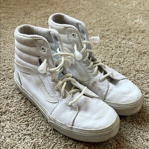 Vans White High-Top Sneakers
